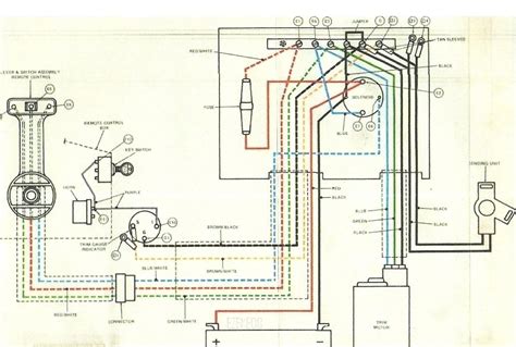 evinrude tilt trim wiring diagram 